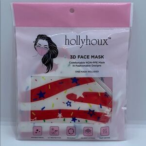 NWT HollyHoux 3D Face Mask
